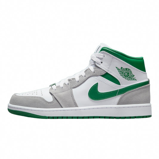 Air Jordan 1 Mid ''White Green''